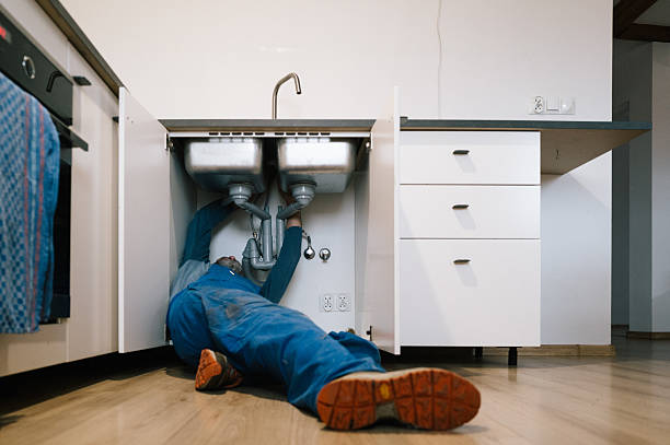 Professional Drain Cleaning technician working in Auburn, NE